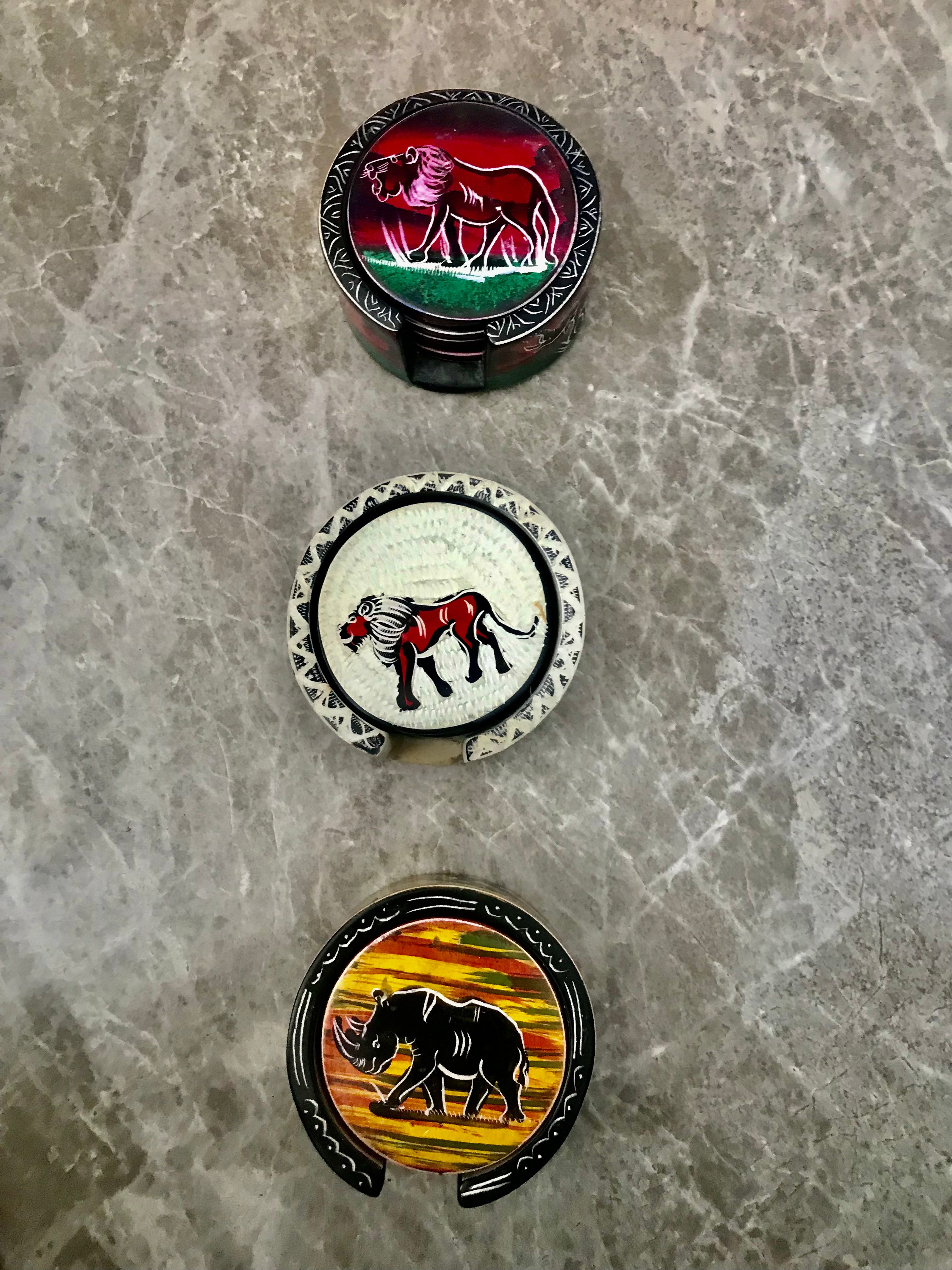 Handcrafted Soapstone Coasters(Per Piece)