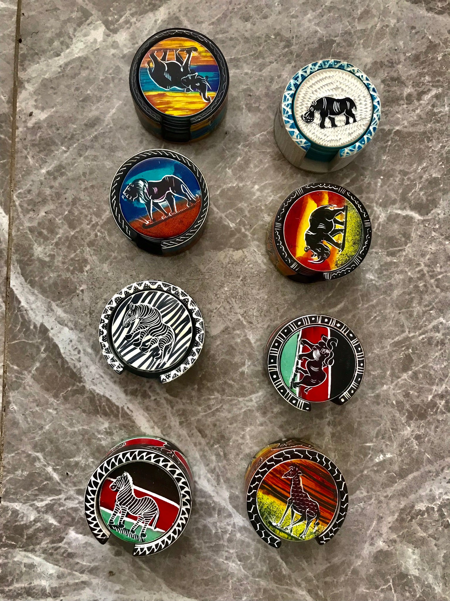 Handcrafted Soapstone Coasters(Per Piece)