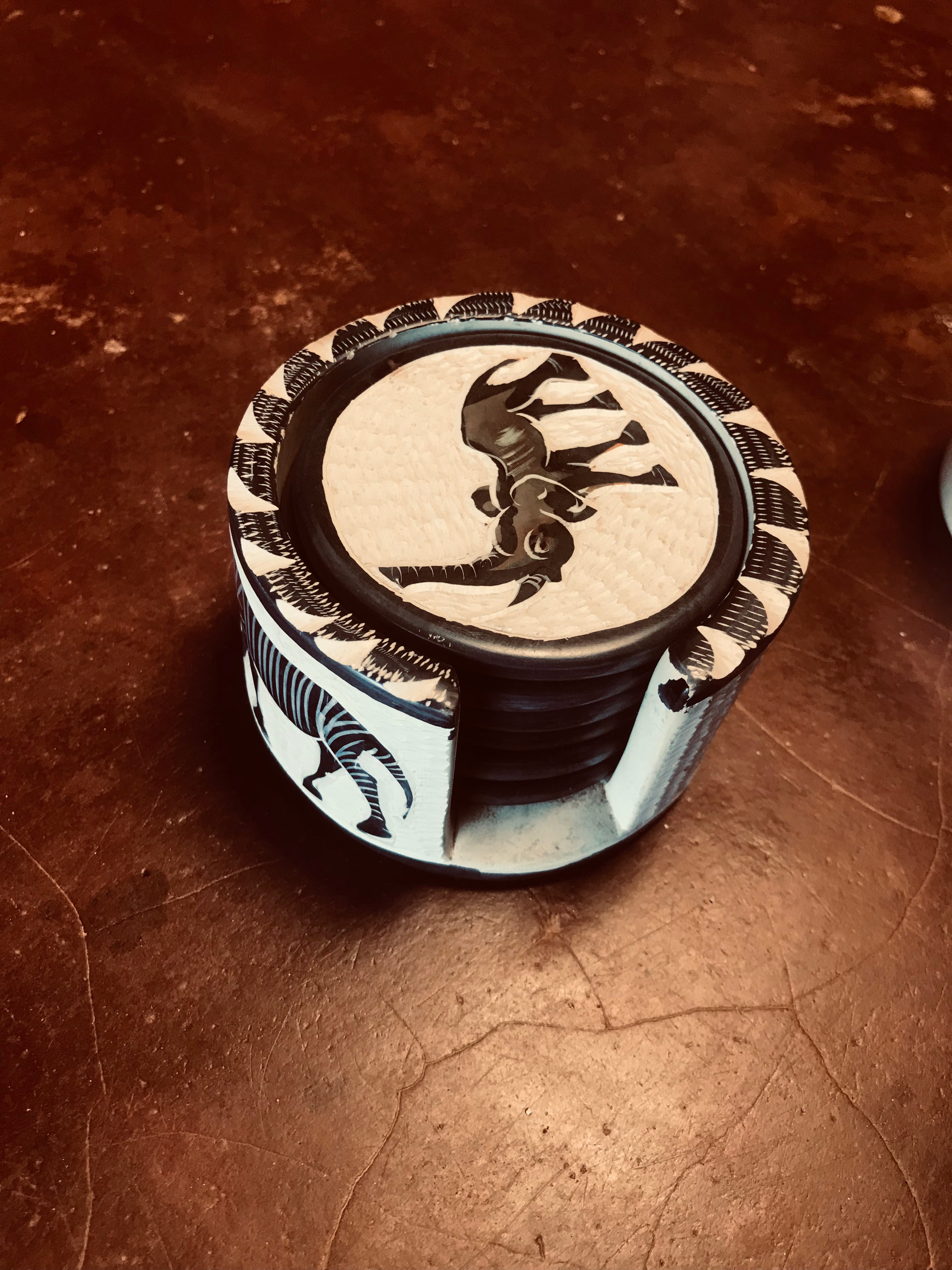 Handcrafted Soapstone Coasters(Per Piece)