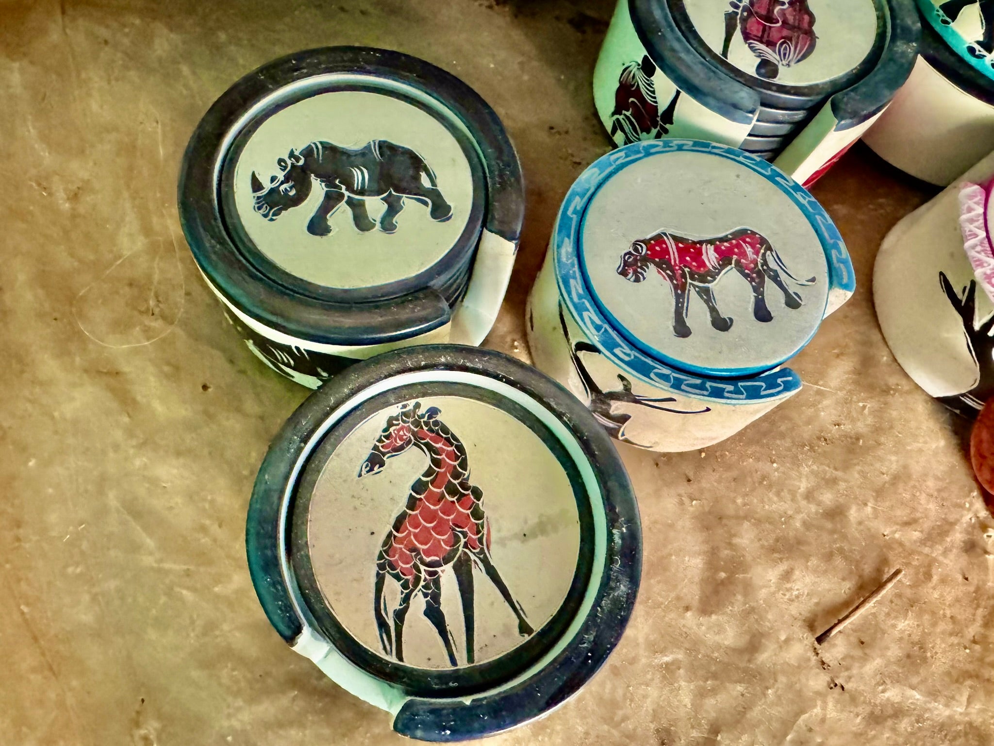 Handcrafted Soapstone Coasters(Per Piece)